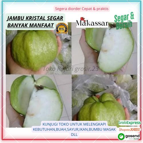 Jambu Kristal Segar – Renyah, Manis & Minim Biji  Jambu Kristal Premium – Daging Tebal, Fresh Harian