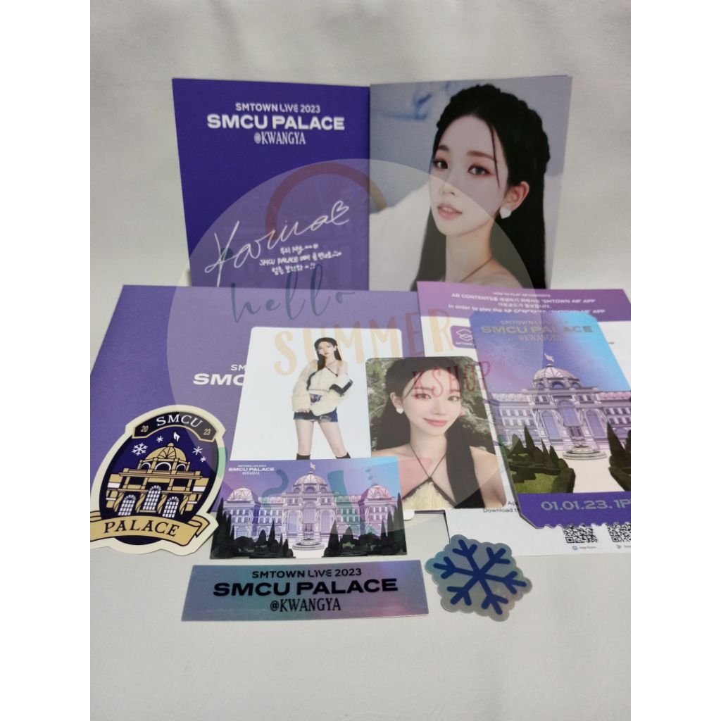 SMCU Palace 2023 Special AR Ticket Karina Winter Ningning Photocard