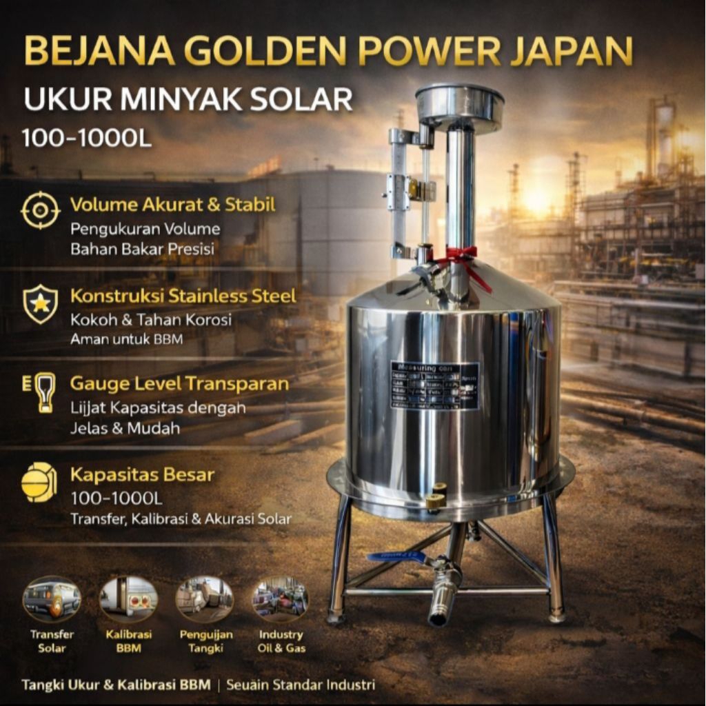Bejana Ukur 100 Liter Bejana Ukur 20 Liter Bejana Ukur 10 Liter