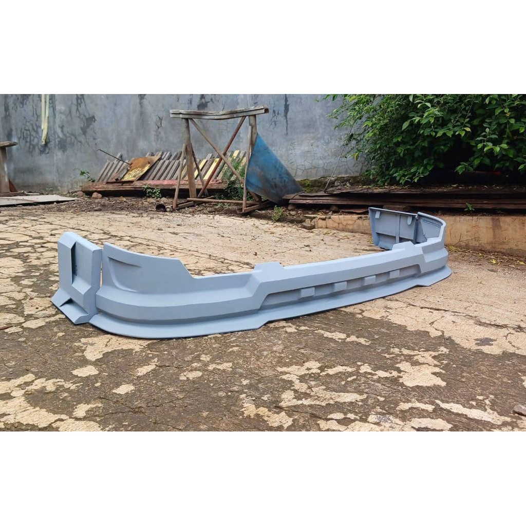 spoiler truk canter tambahan bemper depan