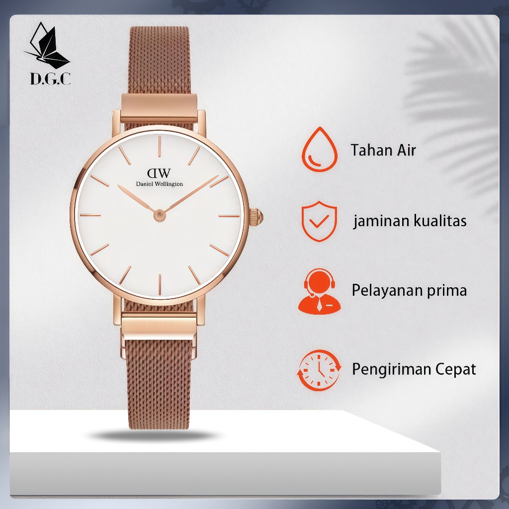 DGC W129 JAM TANGAN WANITA RANTAI MAGNET MURAH Grosir Arloji Import Premium Jam Tangan Murah Cewek K