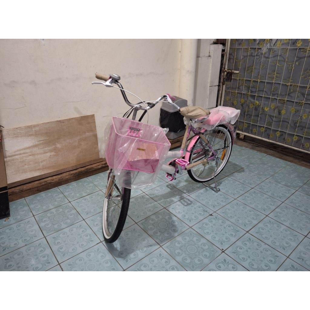Sepeda Mini Keranjang 24 inch Class X Barbie by UNITED