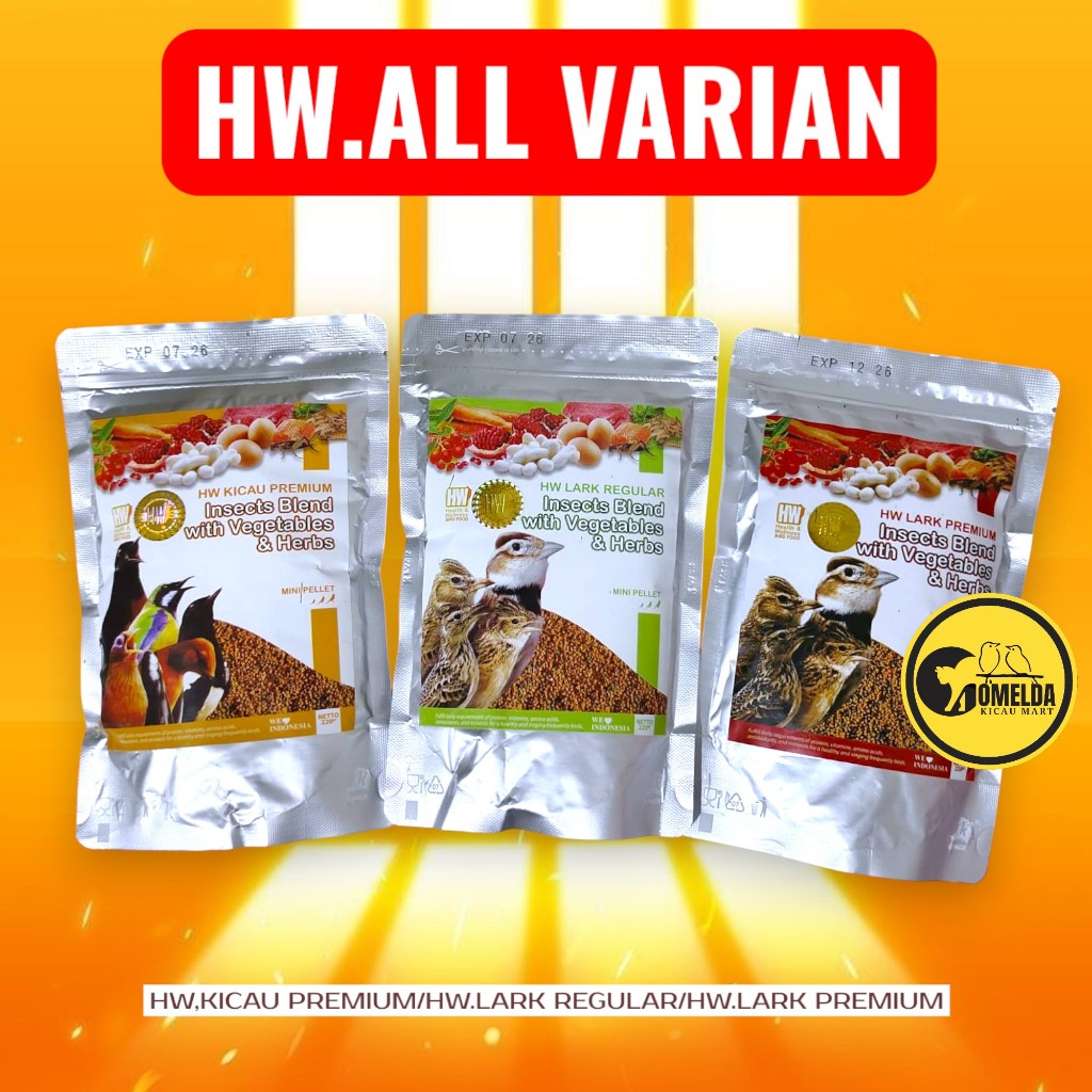 HW Lark Premium Pakan Lark Premium Voer Mini Pelet HW (Original) Asli