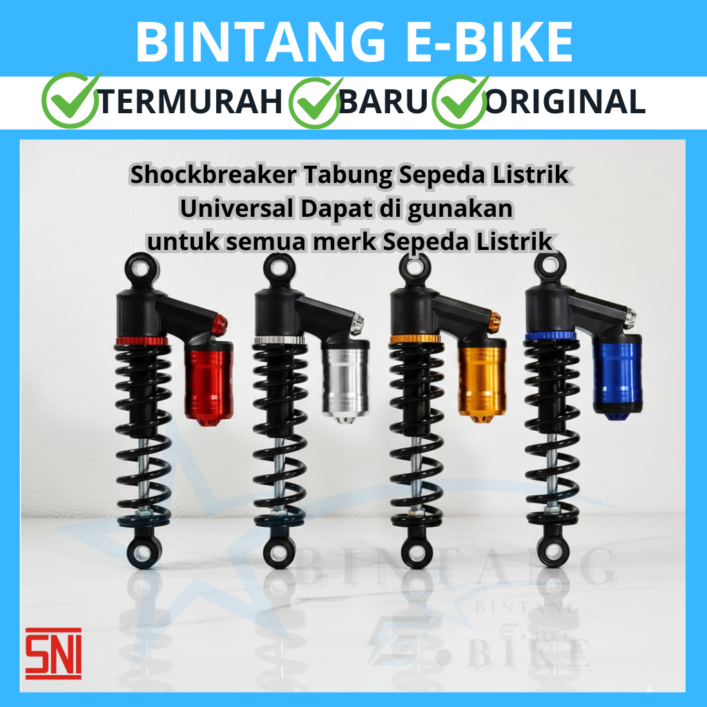 Shockbreaker Belakang Sepeda Listrik Tabung Original / Shockbreaker Tabung Sepeda Listrik Universal