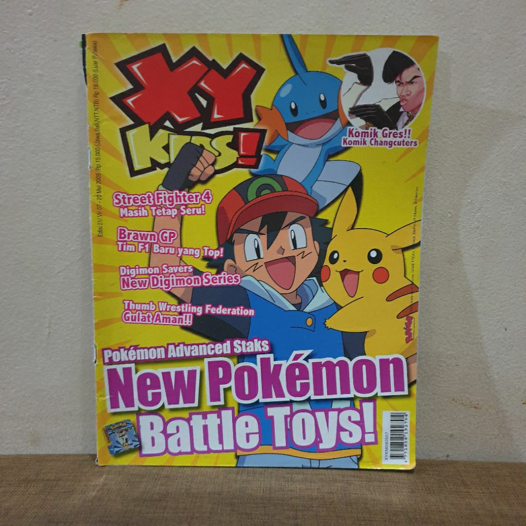 Majalah Anak XY Kids cover Pokemon