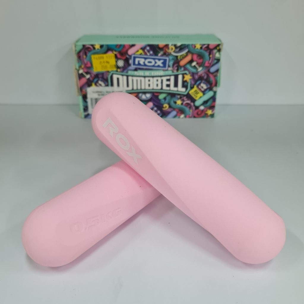 Dumble Silicone Rox 2 x 0,5 kg Original Dumbel Barbel Barble Silikon