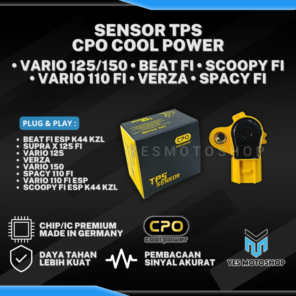 SENSOR TPS CPO VARIO 125 VARIO 150 BEAT FI KZL K44 SCOOPY FI KZL K44 VERZA