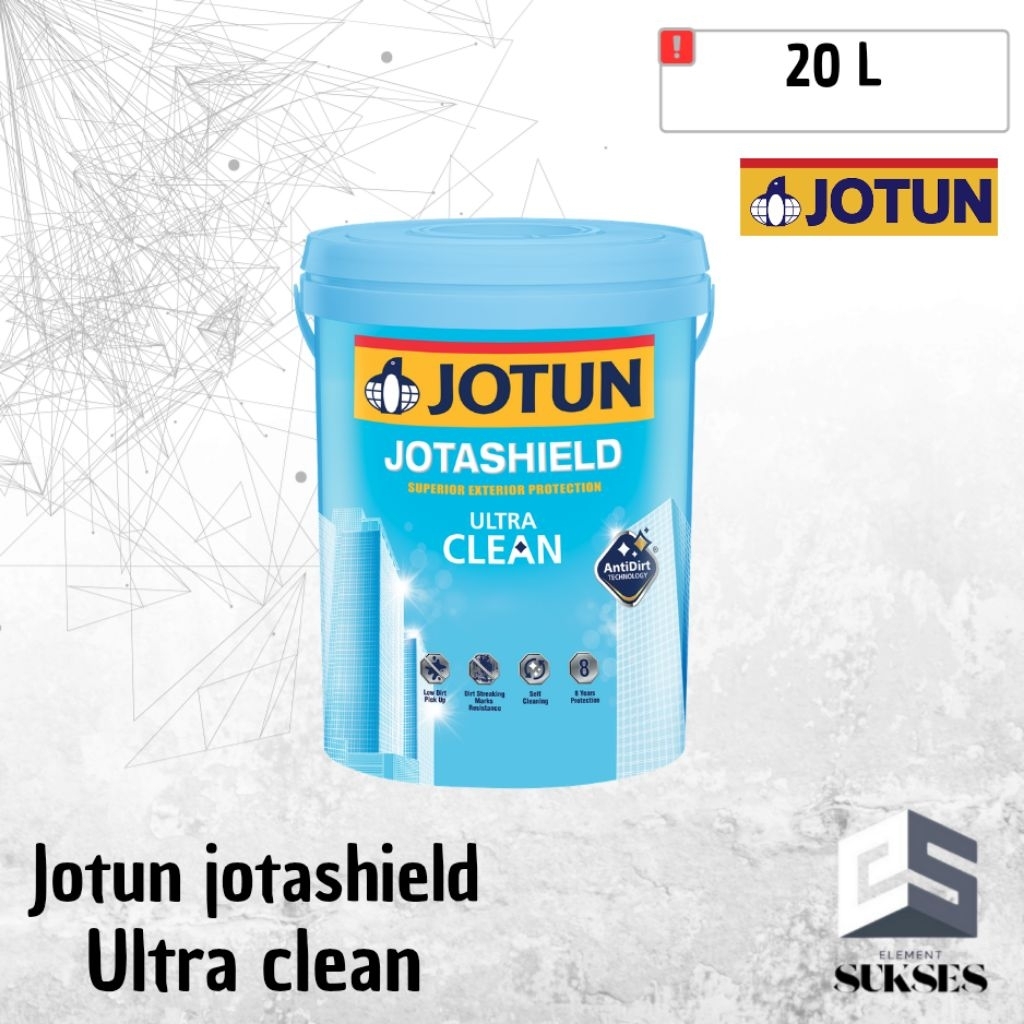 JOTUN JOTASHIELD ULTRA CLEAN Cat tembok eksterior mutu tinggi 20L