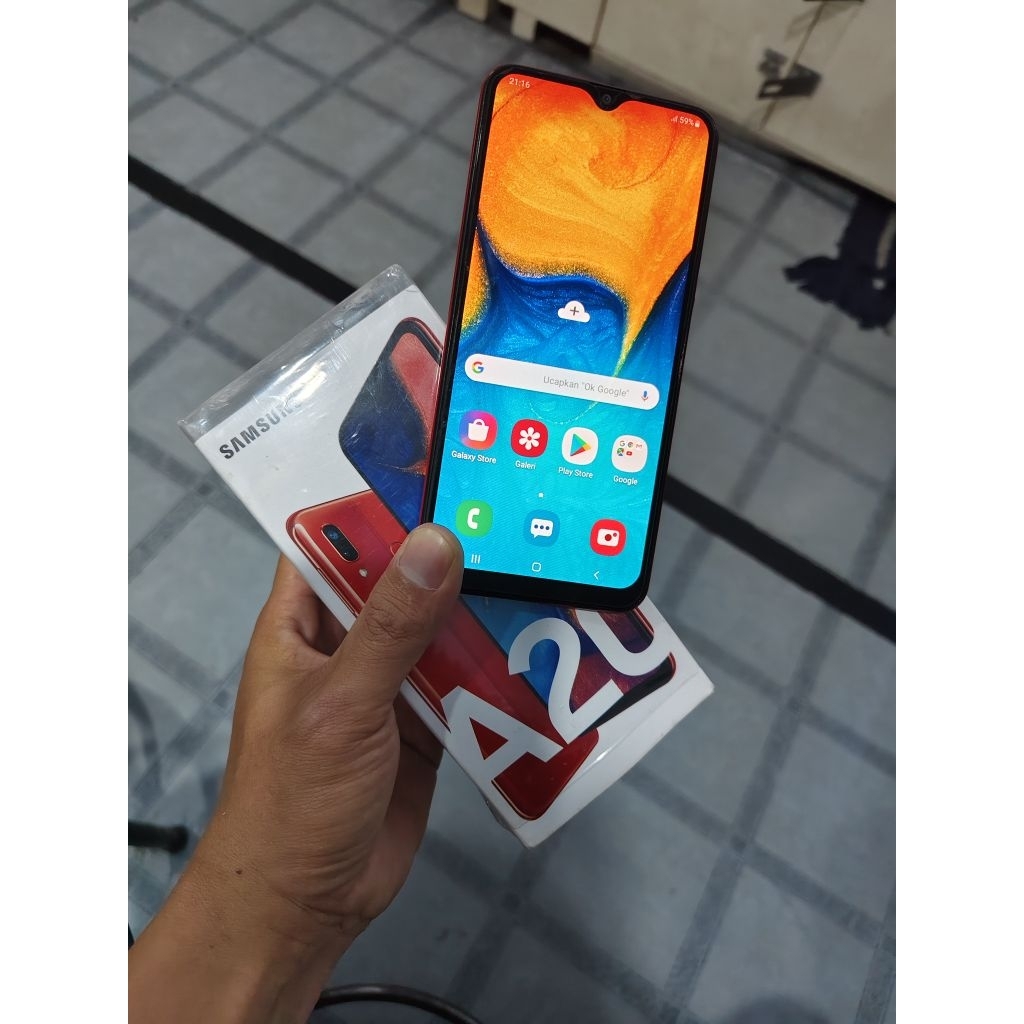 second samsung A20 ram 3/32gb ori sein