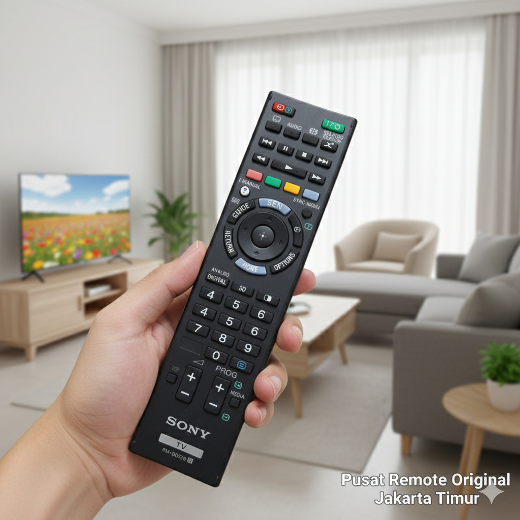 REMOTE REMOT TV LED SONY RM-GD026 SEN ORIGINAL ASLI