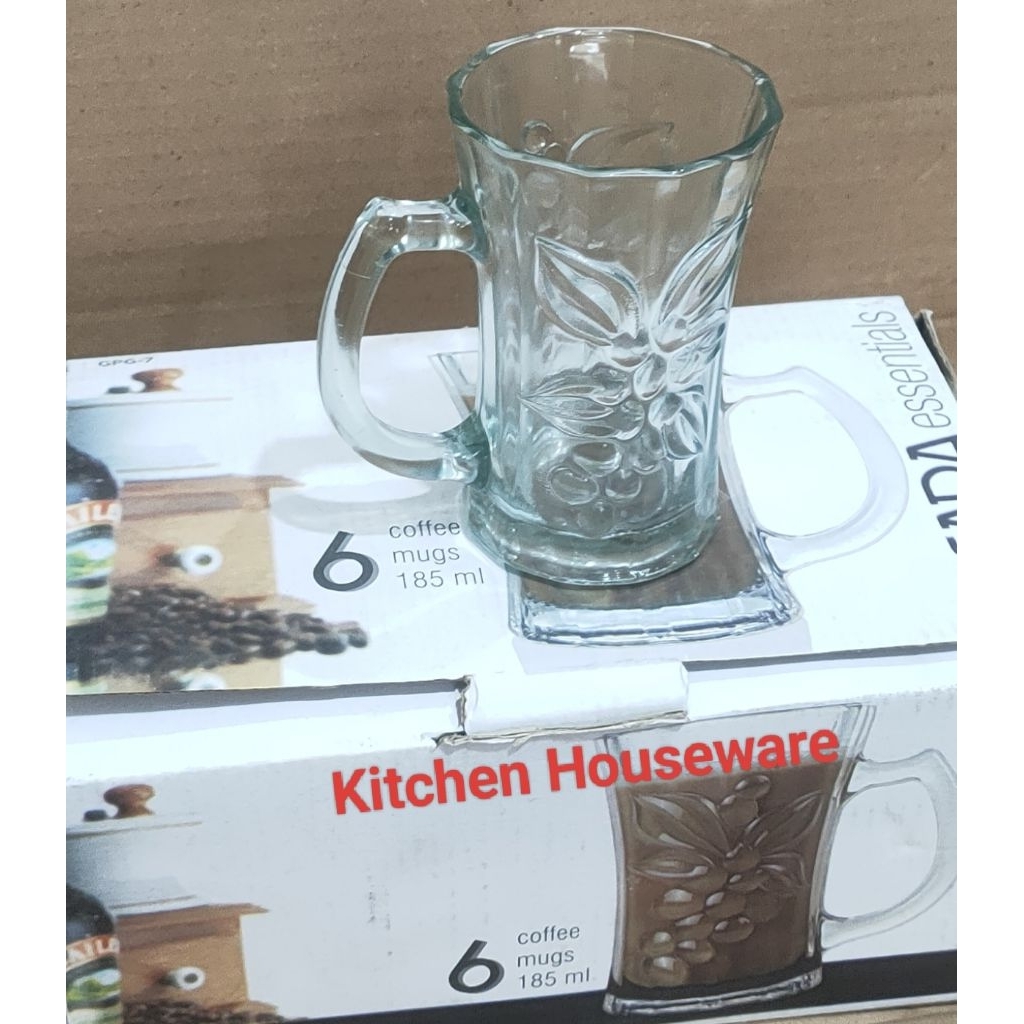 Gelas Cangkir Set Polos Kado Escada