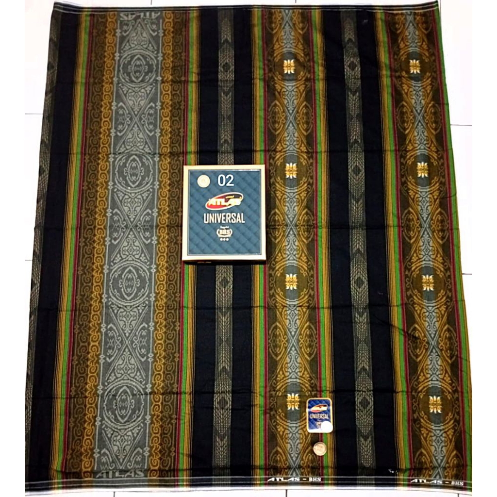 sarung atlas universal jaguar songket gold