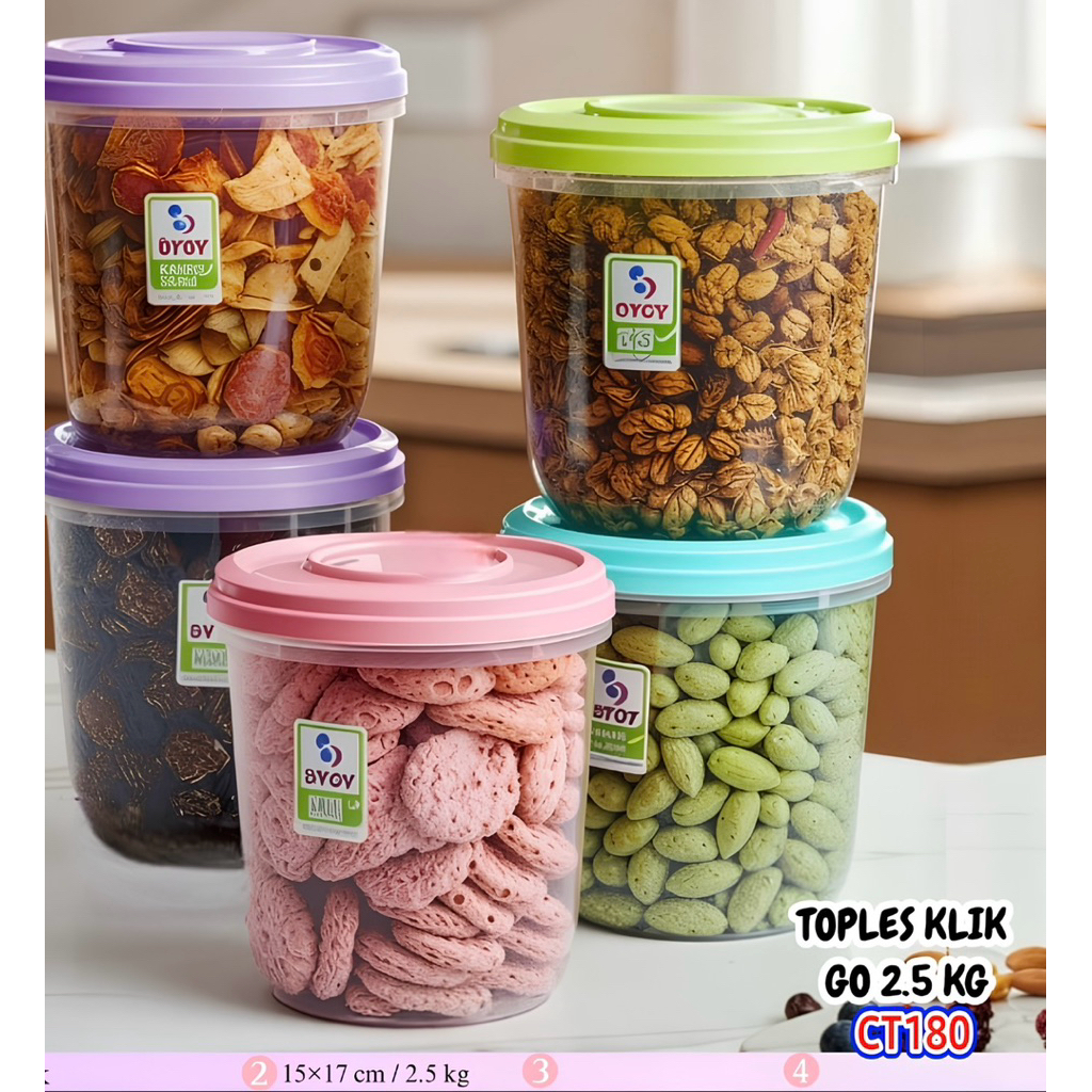 Toples Klik Go Container 2.5 Kg