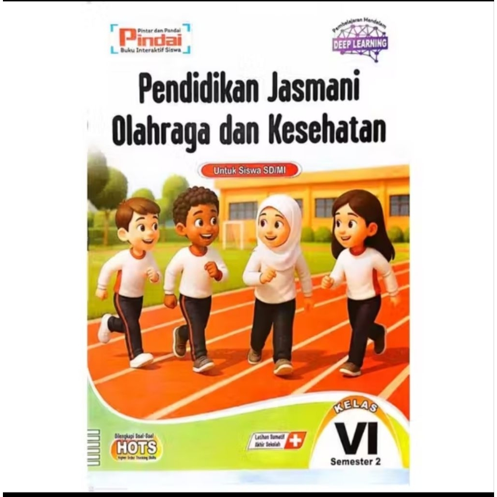 Buku LKS PJOK kurikulum Merdeka Kelas 6 SD/MI Semester 2