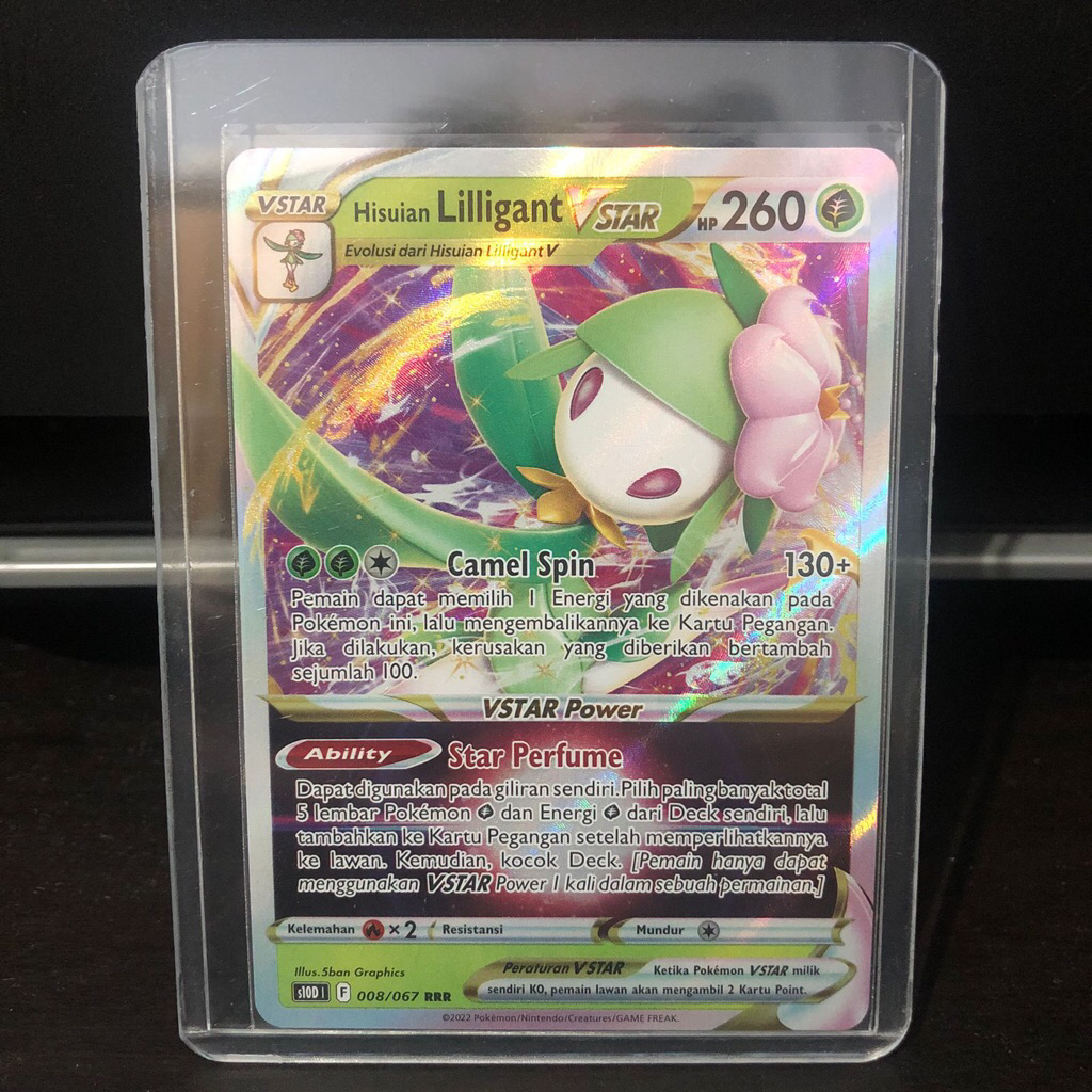 Hisuian Lilligant Vstar RRR Pokemon Indonesia Pengamat waktu