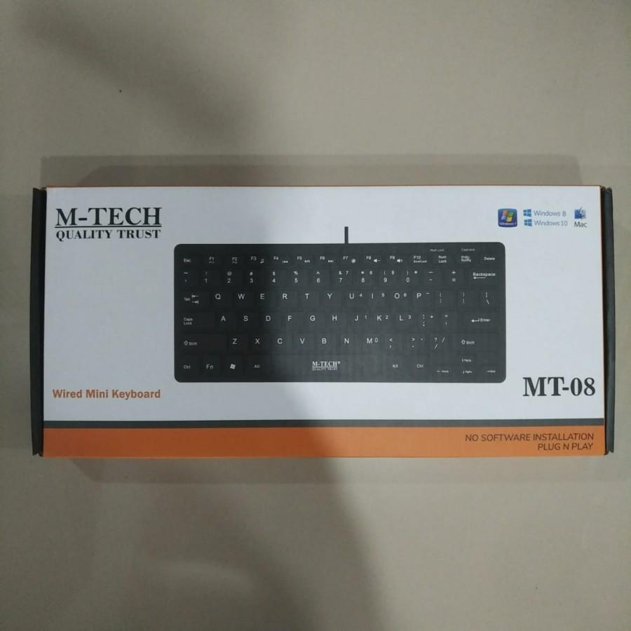 Keyboard Mini USB - KEYBOARD USB MINI MTECH MT08