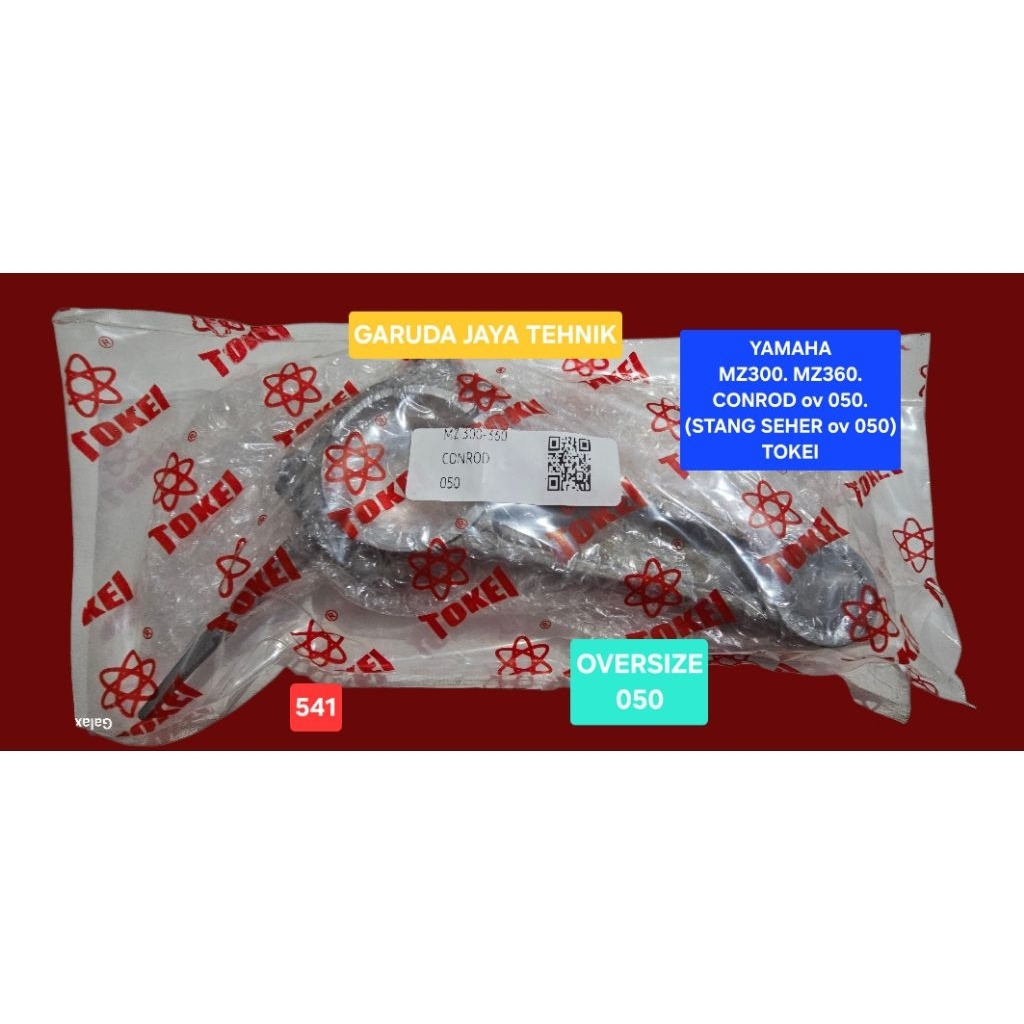 conrod piston stang piston seher seker YAMAHA MZ300 MZ360 050 TOKEI (541)