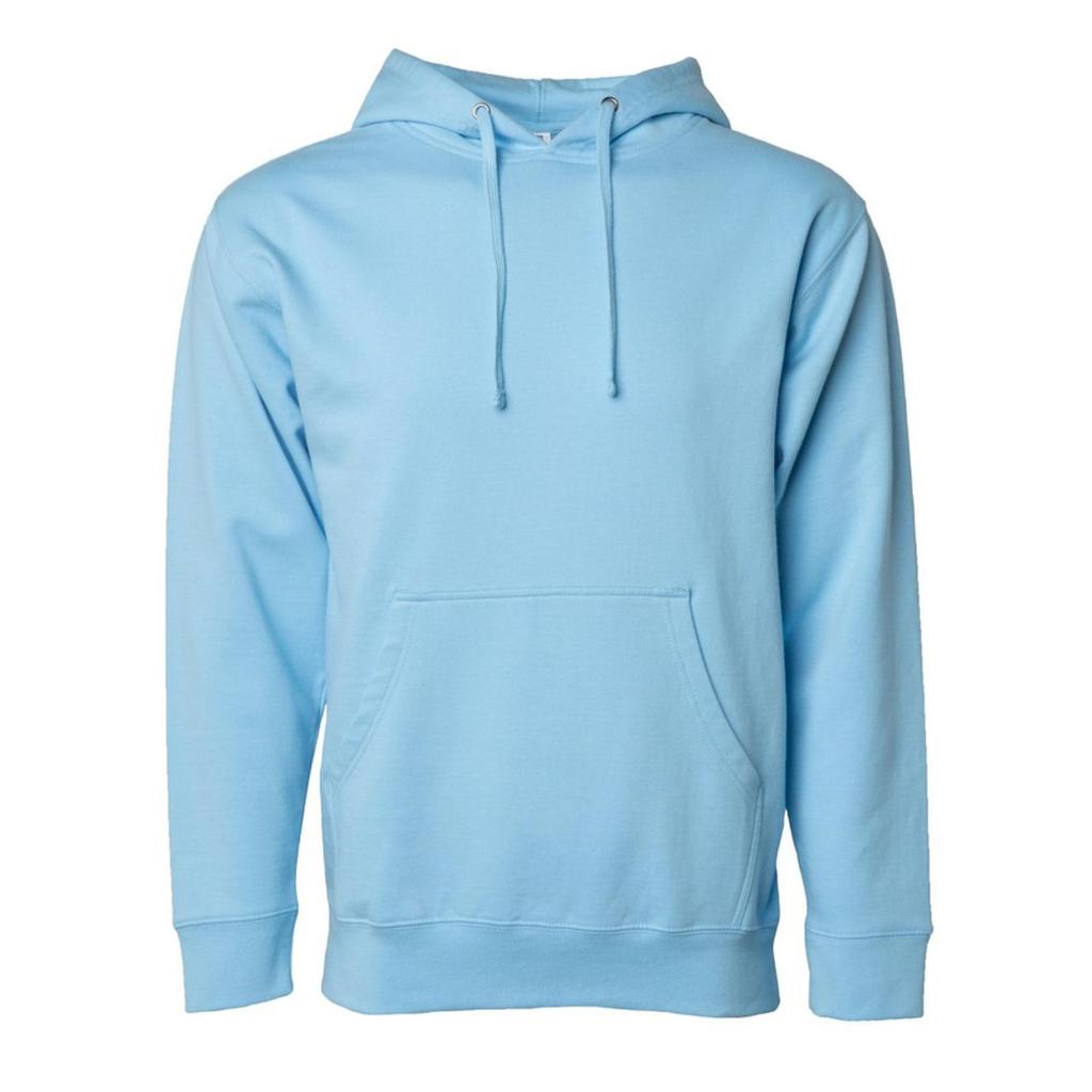 Jaket Hoodie Jumper Sweater Distro BABY BLUE BIRU MUDA SOFT sablon bordir LOGO TULiSAN NAMA polos cu