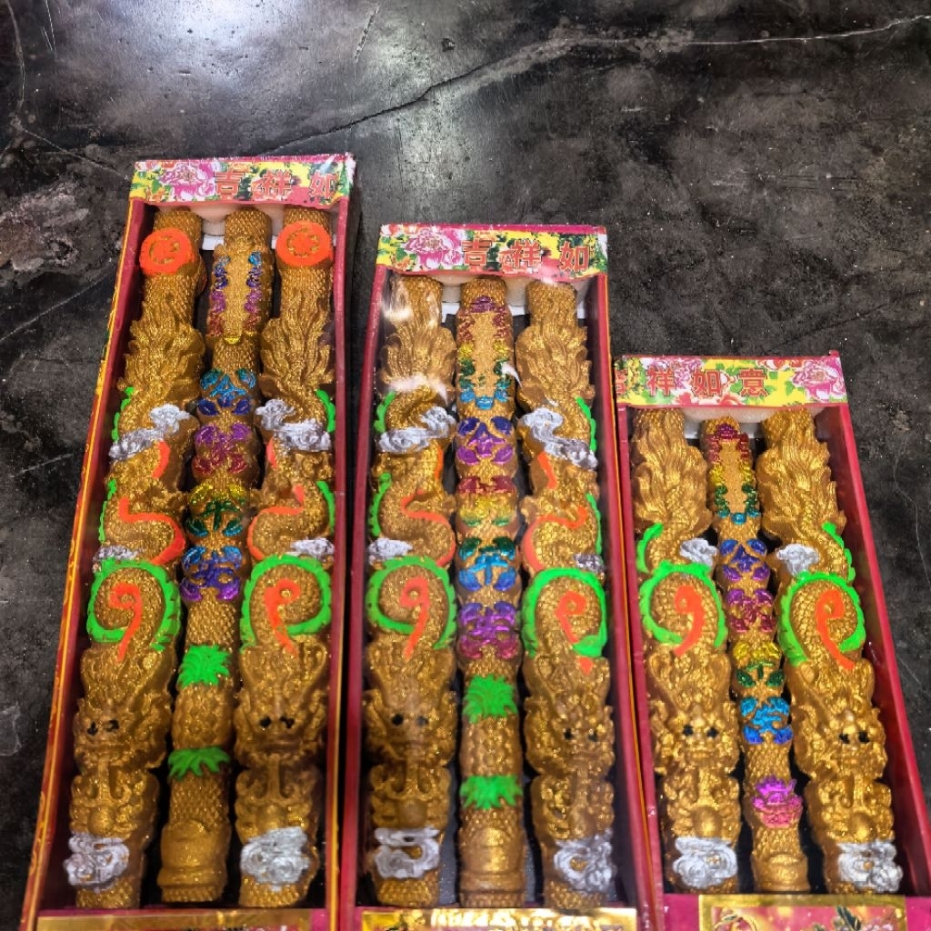 HIO NAGA 3 BATANG GOLD TIMBUL