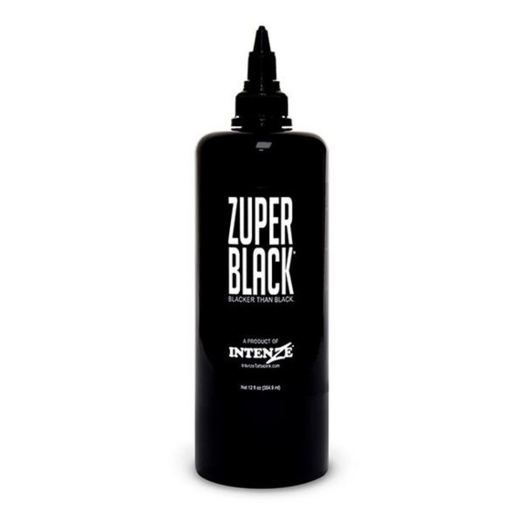 INTENZE ZUPER BLACK - Blacker Than Black - Original (Made In USA) 12 fl oz (354,9ml)