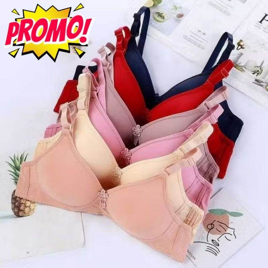 HARGA PROMO Isi 6 pcs bra || Bra tanktop wanita dewasa || BH wanita isi 6 pcs murah || Bra tanpa kaw