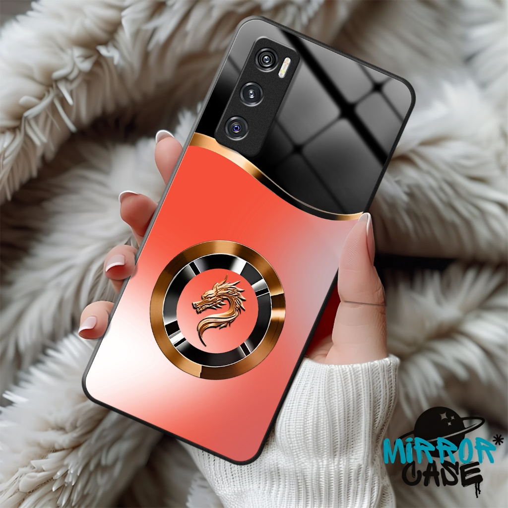 Softcase Untuk VIVO V20 SE Casing VIVO V20 SE V2022 V2023 SoftCase Kaca Glossy Cassing kilau Glass P