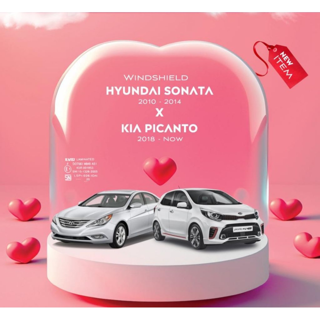 KACA DEPAN HYUNDAI SONATA 2010-2014