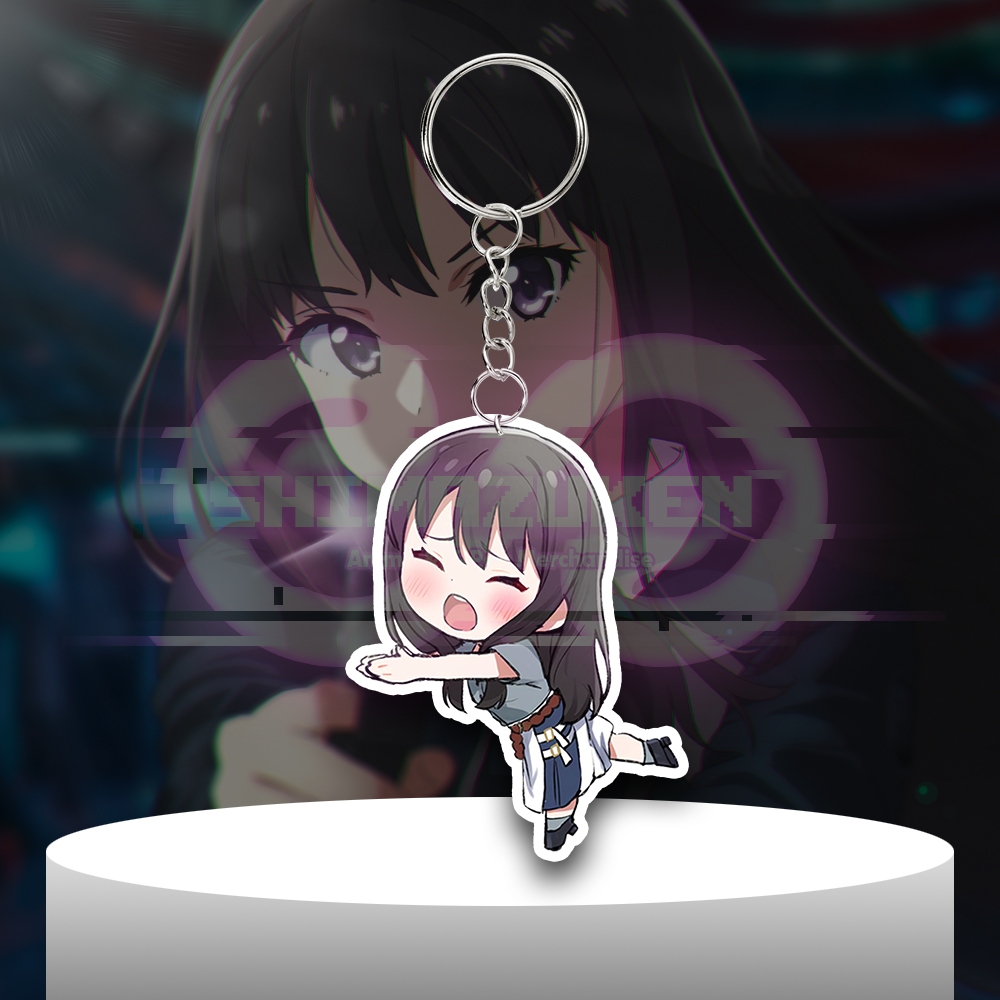 Gantungan Kunci Anime Lycoris Recoil - Takina Inoue - Ganci Akrilik - Keychain Acrylic