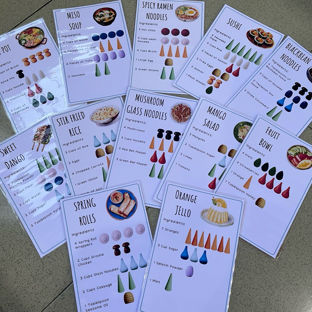 loose part card asian culinary