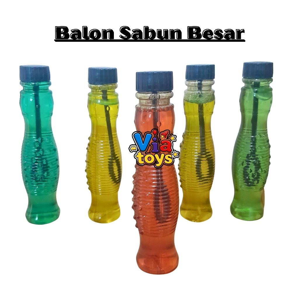 10 Pcs Balon Sabun Besar - Mainan Gelembung Sabun