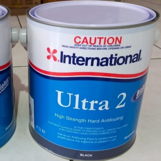 cat anti fouling International Ultra 2 black 4L kaleng, International Paint, cat anti teritip