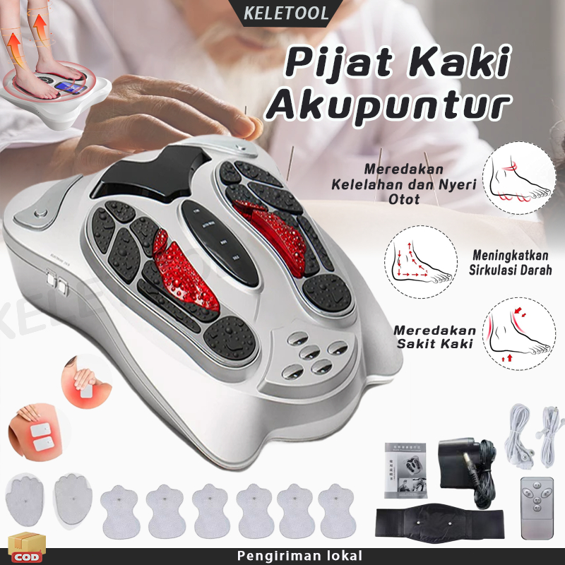 Keletool Alat Therapy Pijit Kaki listrik Alat Pijat Akupuntur Kaki Electromagnetic Foot Massager Ala