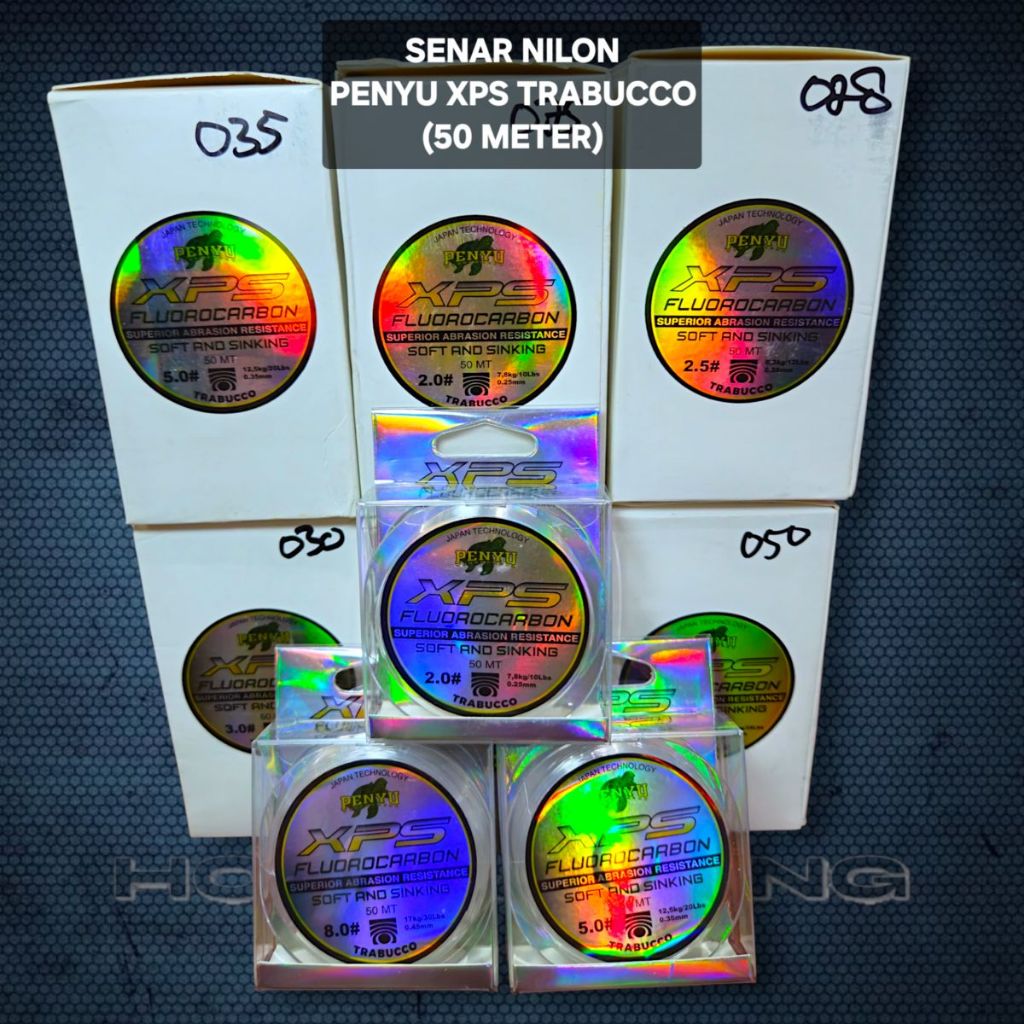 Senar Pancing Nilon Penyu XPS Trabucco 50M / Tali Nylon Penyu XPS 50 Meter Original
