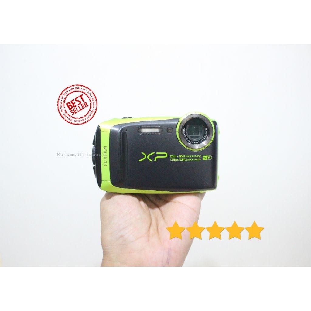 Camera Kamera Digital Waterproof Fujifilm Finepix XP90 FullHD 16MP 5X OpticalZoom For WIFI Hitam Hij