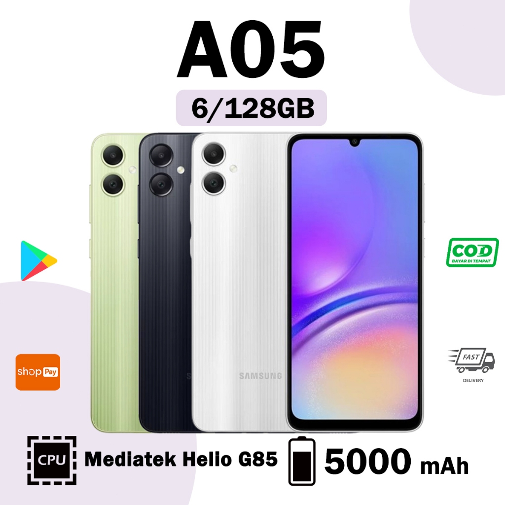 HP 05A Smartphone Ram6/128GB Baru Dual SIM