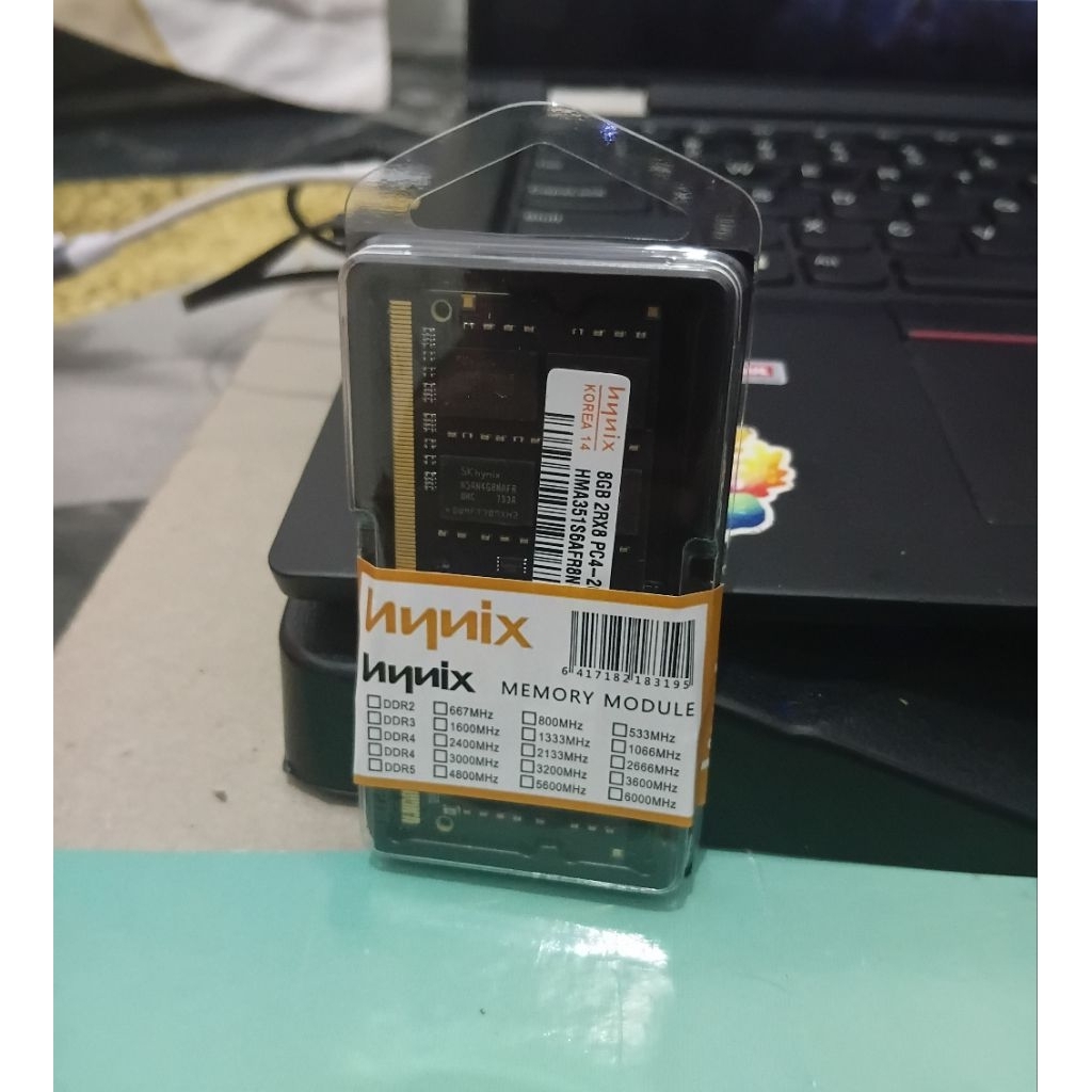 [BNIB] RAM Laptop SODIMM SK Hynix DDR4 8GB 2666 MHz Top Quality