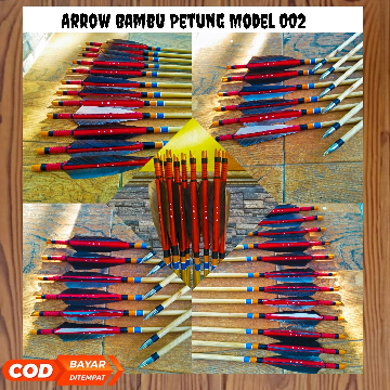 Arrow Bambu Petung Cresting Tradisional #002 // Anak Panah Bambu Archery