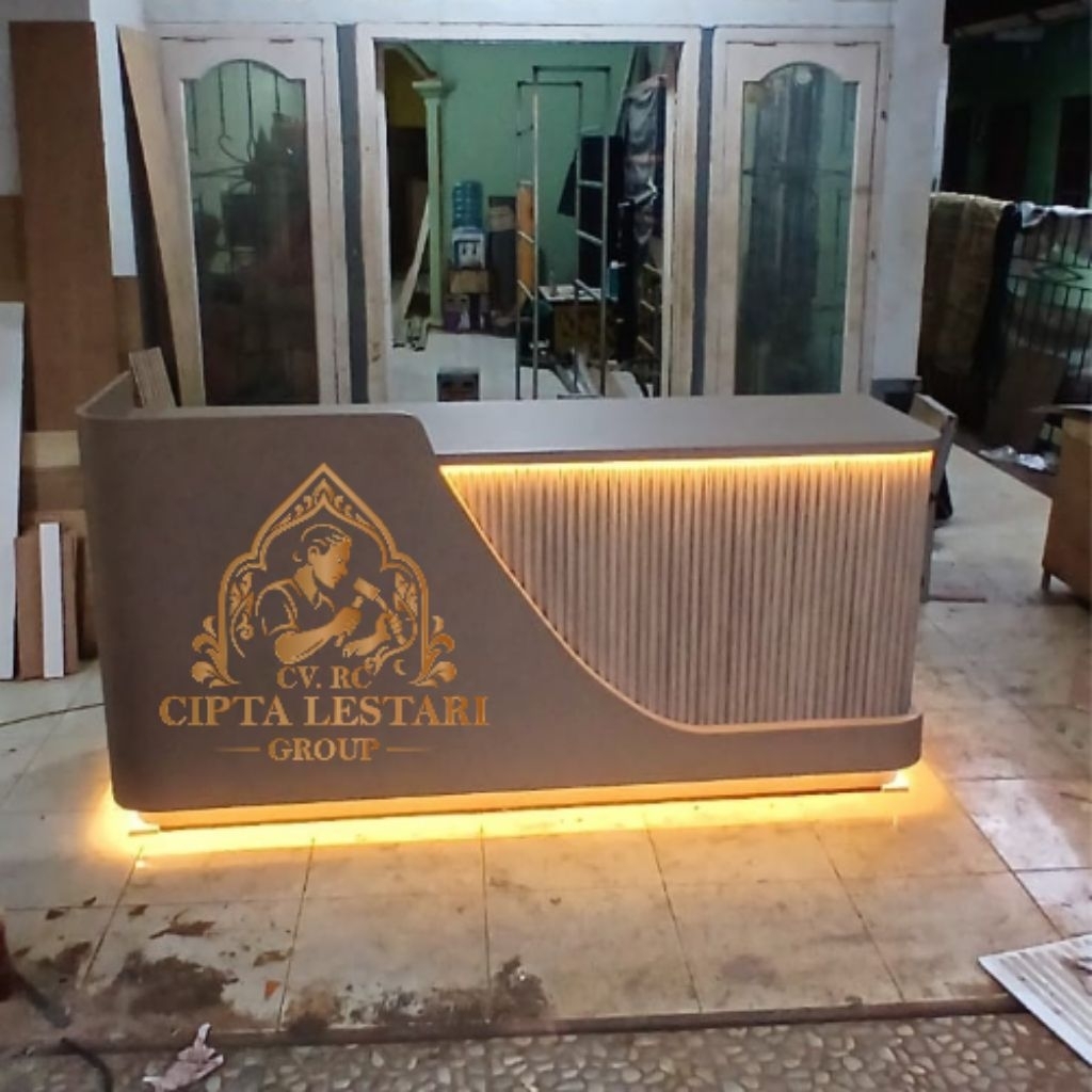 Meja Resepsionis Kantor Meja Kerja Resepsionis