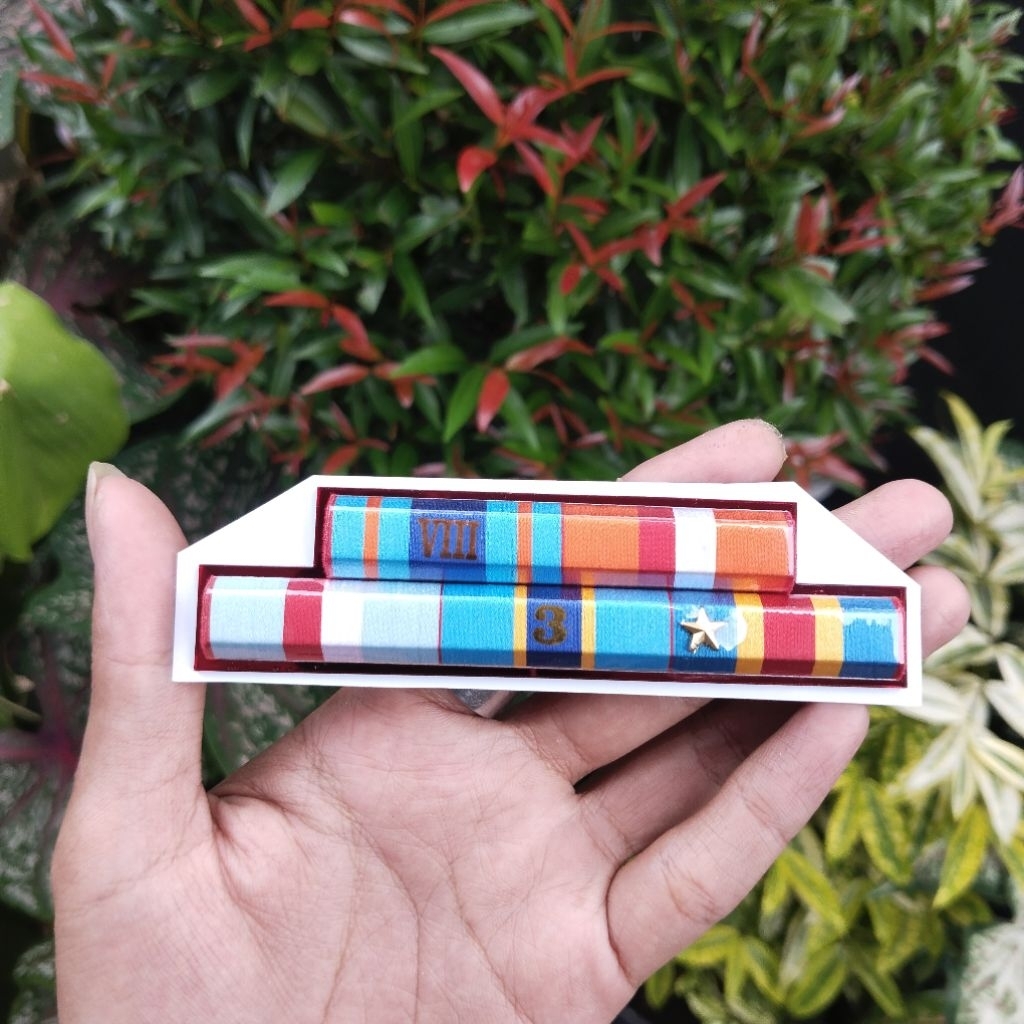 PITA JASA/TANDA KEHORMATAN/SATYA LENCANA PDH TNI (MODEL PRISMA) KESETIAAN VIII (TAHUN), VETERAN, SAN