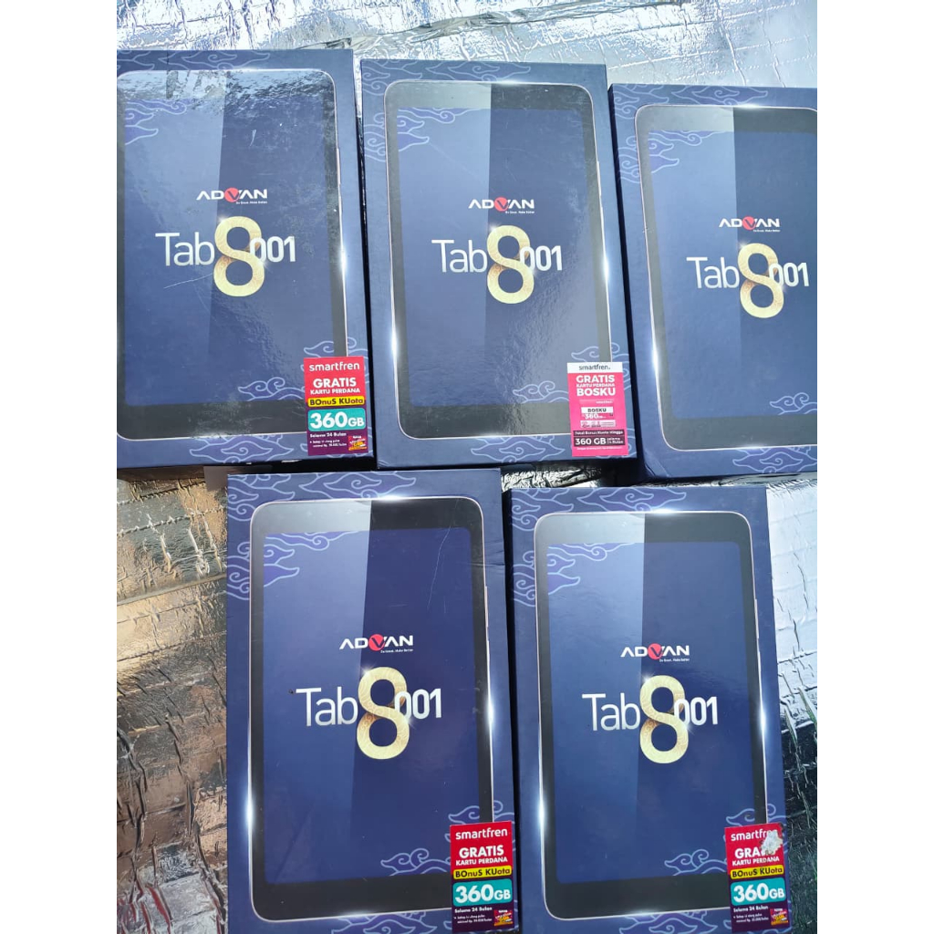 TAKE ALL 5 UNIT ADVAN TAB - 2.1 JUTAAN AJA - ADVAN TAB 8 8002 RAM 3/32