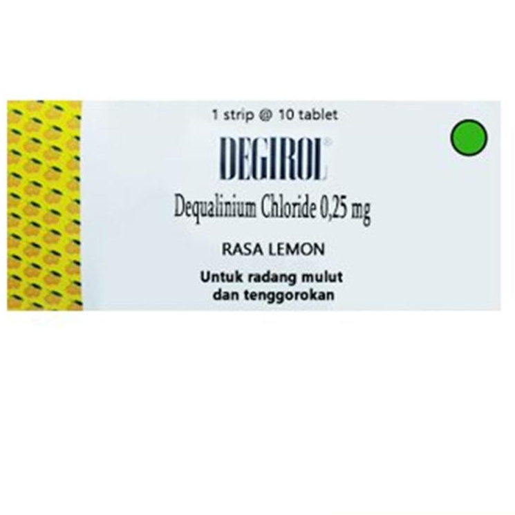 DEGIROL TABLET HISAP UNTUK RADANG TENGGOROKAN DAN SARIAWAN