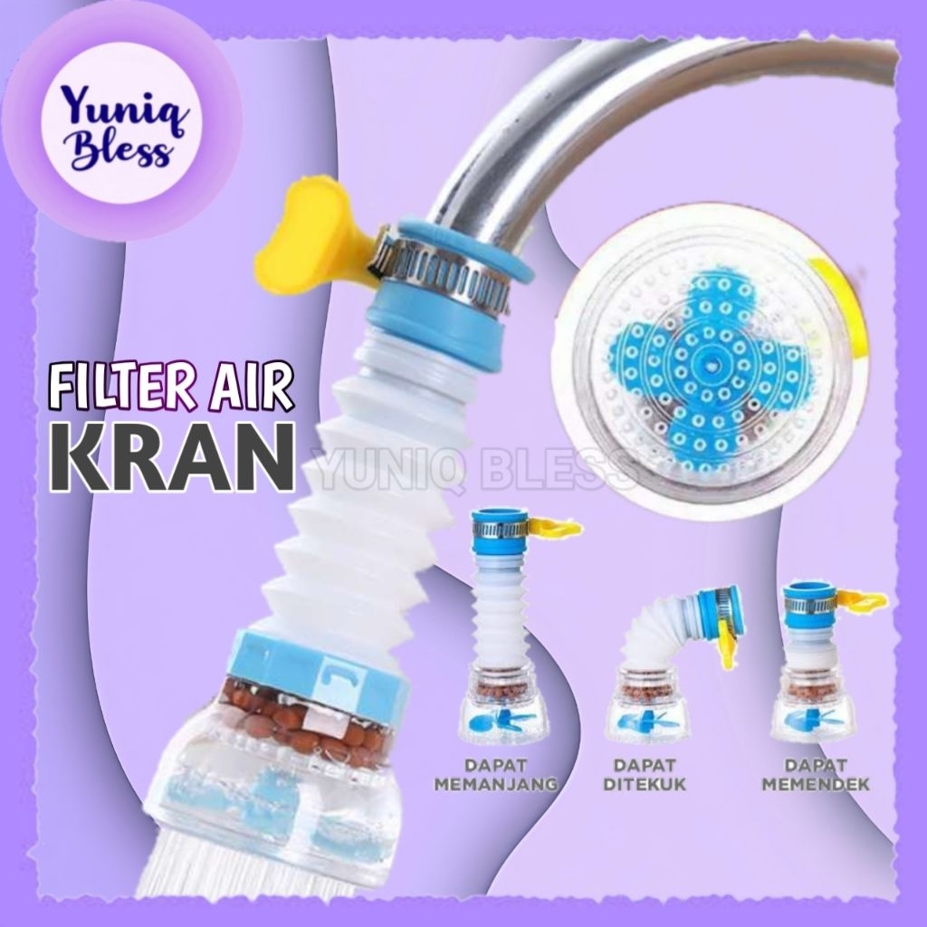 Saringan Air Sambungan Kran Filter Air Kran Wastafel Cuci Piring