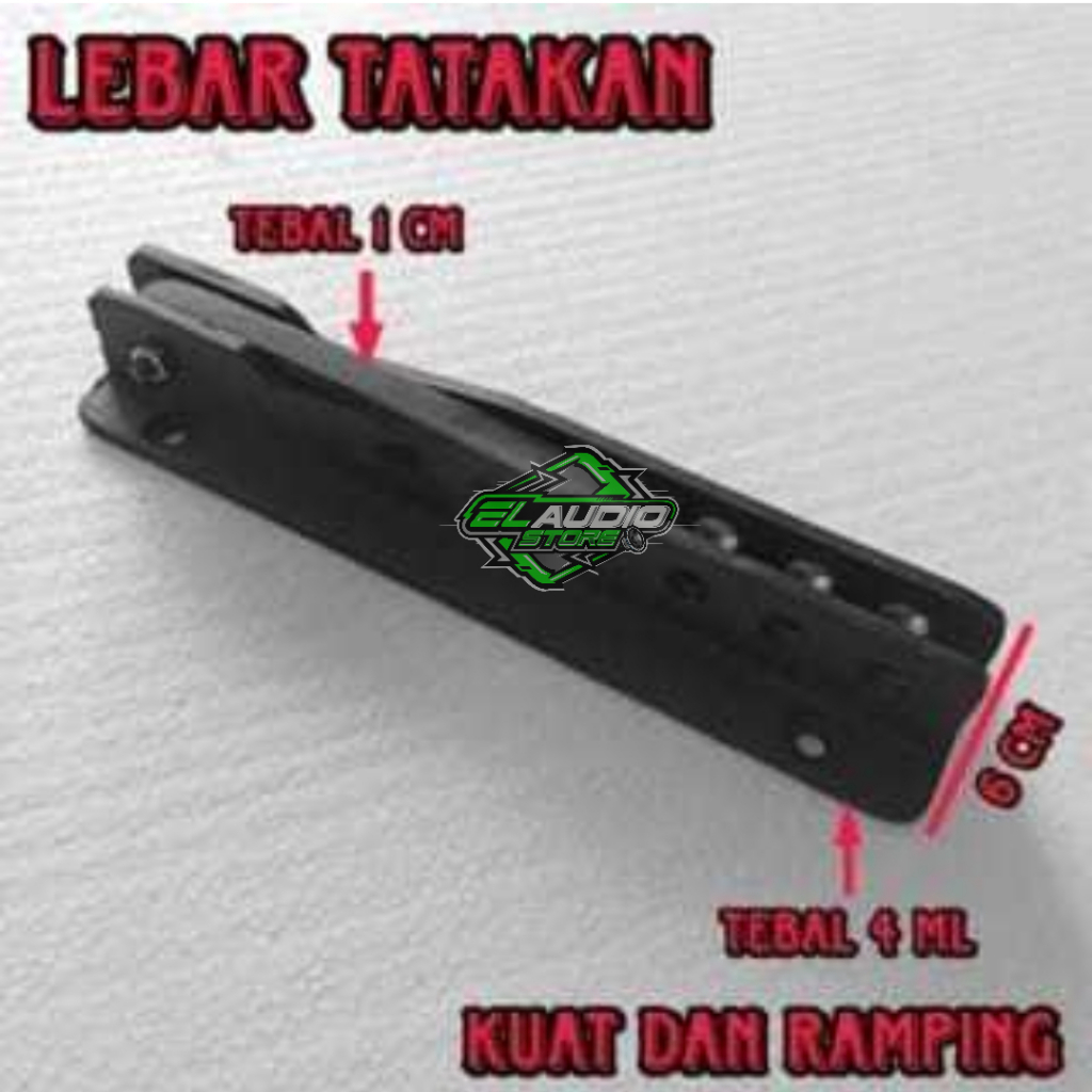 Bracket Gantung BOX LINE ARRAY 10'' / Breket 10 inch (BELAKANG) Bahan Diral Almunium