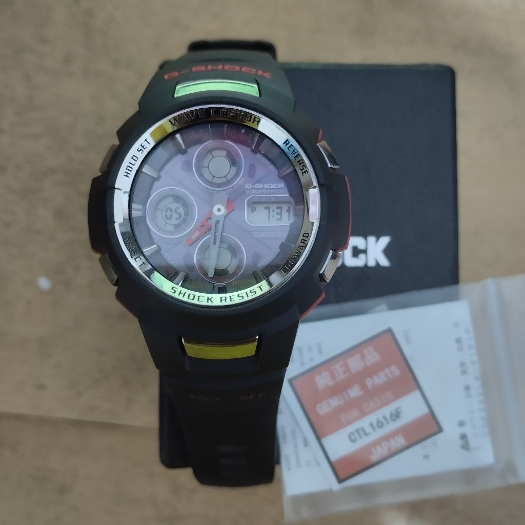 G Shock GW 1101 1AV Tough Solar Waveceptor