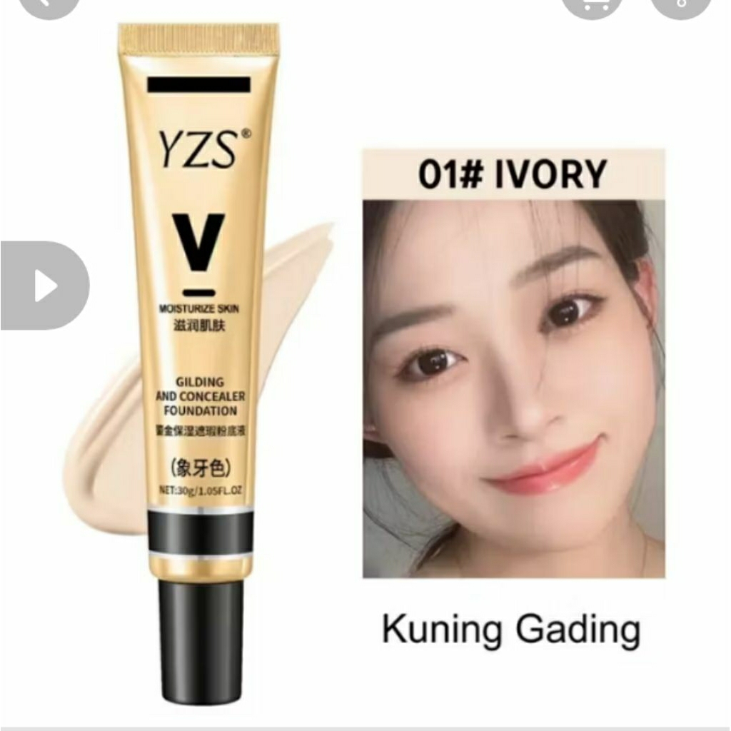 YZS Foundation Alas Bedak Matte - Tahan Air, Melembabkan, Anti Minyak