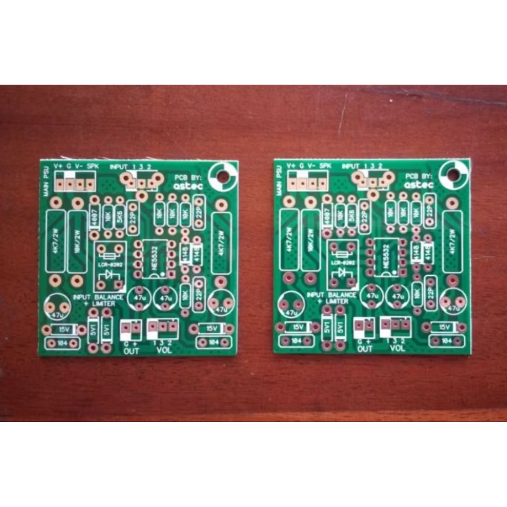 PCB input balance ples limiter dobel layer