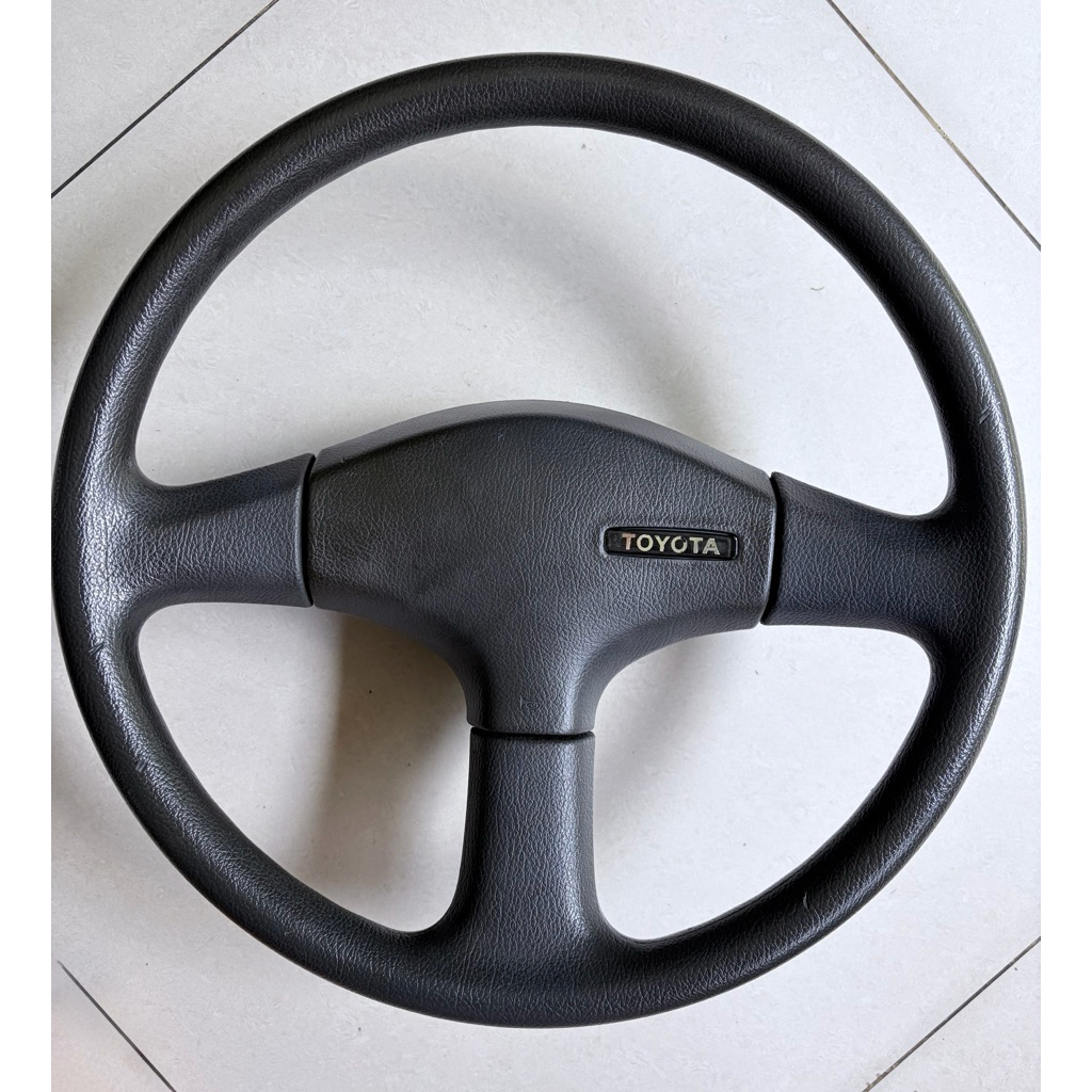 Setir Original Toyota Corolla Twincam AE92 3-Spoke (GT/Liftback Style)