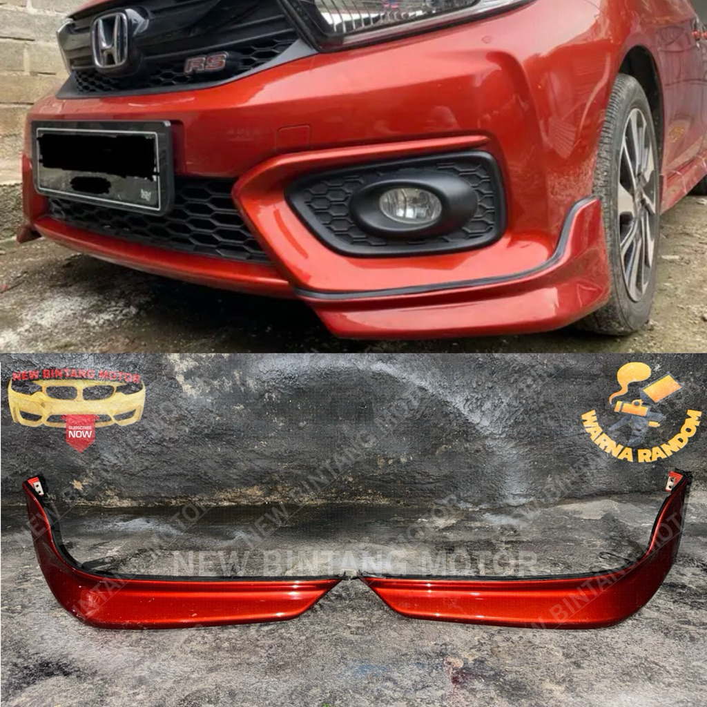 Winglet bumper depan honda brio RS 2015 2022 original