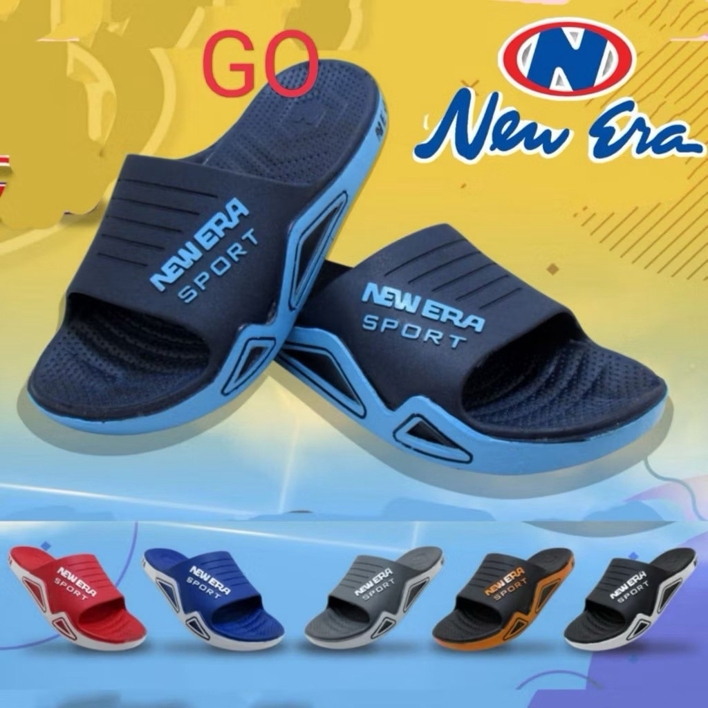 COD sogo New Era TG 36049 Slop SPORT 33 sandal Japit Karet Anak Laki-Laki Sendal Pria Anti Slip Orig