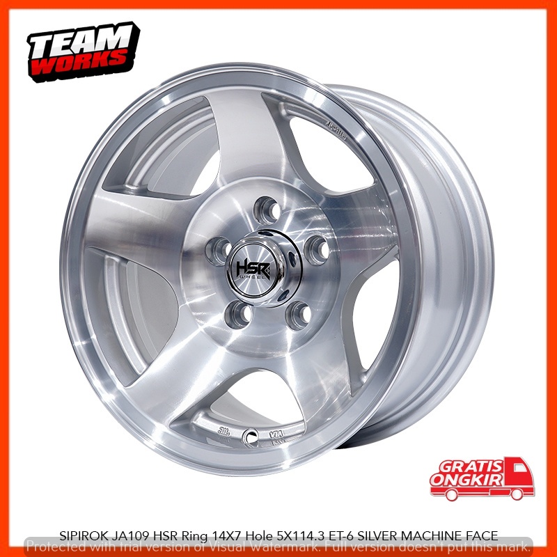 VELG MOBIL MODEL CELONG R14 BUAT MOBIL GRANDMAX ARENA CAMRY PELEK HSR SIPIROK RING 14 LEBAR 7 SILVER
